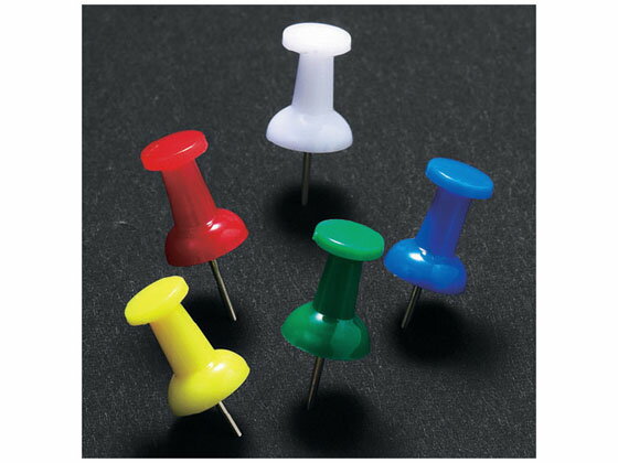 【お取り寄せ】ジョインテックス プッシュピン 色込 100本入 B266J ピン フック 掲示物留め 吊下げ POP 掲示