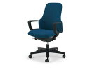 【スーパーDEAL ポイント10%バック】 【メーカー直送】コクヨ グーフォ ハイバック ブラックシェル肘付プルシアンブルー ウレタンキャスター【代引不可】【組...
