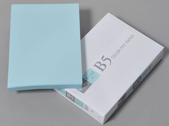 【レビュー投稿で100円OFFクーポン】APPJ カラーコピー用紙 ブルー B5 500枚 CPB004 B5サイズ ブルー系 青 カラーコピー用紙