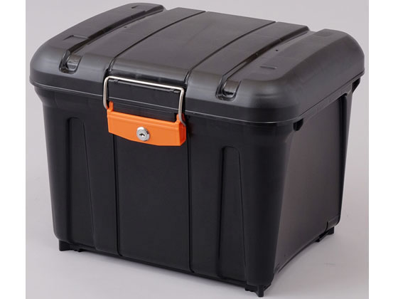 【ブラックフライデー限定★27日9:59迄店内ポイント2倍】送料無料 アイリスオーヤマ 密閉ハードBOX ブラック オレンジ MHB-460 整理 保管 作業