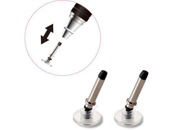 【ブラックフライデー限定★27日9:59迄店内ポイント2倍】【お取り寄せ】エレコム 交換ペン先 2WAY ディスク P-TIPD02 スマートフォン関連品 スマ...