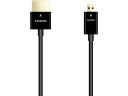 【お取り寄せ】エレコム イーサネット対応スーパースリムHDMIケーブル 2m DH-HD14SSU20BK(2)
