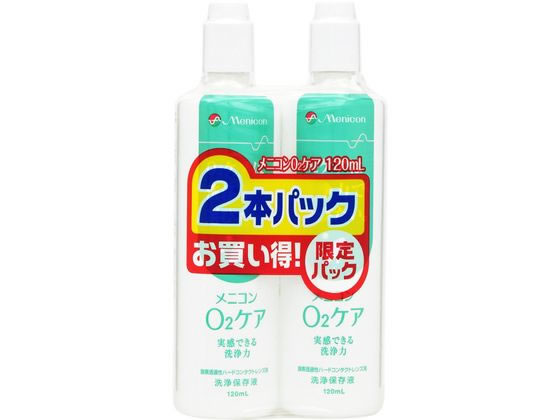 【商品説明】酸素透過性ハードコンタクトレンズの洗浄・保存液です。発売30年以上のロングセラー商品です。プロテオフと併用してご使用ください。【仕様】●ハードコンタクトレンズ用洗浄・保存液●点眼・服用厳禁●注文単位：1パック（120mL×2本）【備考】※メーカーの都合により、パッケージ・仕様等は予告なく変更になる場合がございます。【検索用キーワード】メニコン　めにこん　メニコン　抗菌　O2ケア　ミルファ　70mL　クリアケース　コンタクト　用品　メニコン　ハード　洗浄液　人気　評判　ランキング　満足度　ベスト　アイケア　コンタクトケア用品　RPUP_02　RB5909高い洗浄効果と優れた使い心地でロングセラーの2本パック。