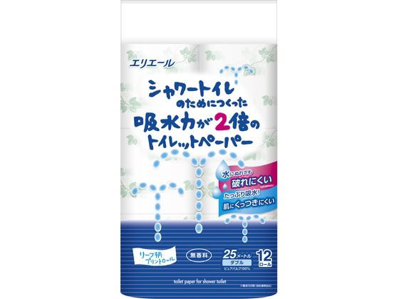 大王製紙 シャワートイレ 吸水力が2倍 12ロール W25m