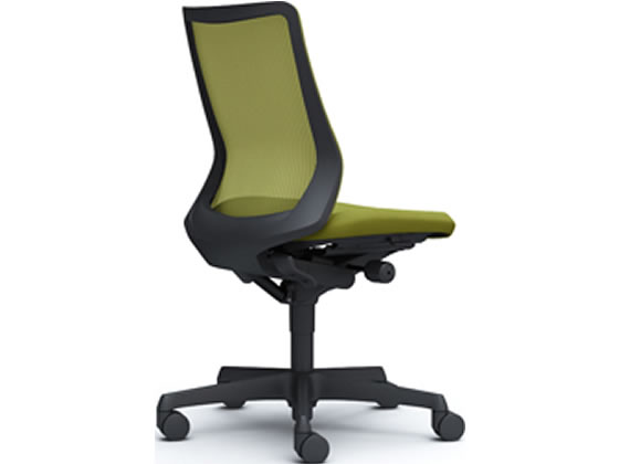 【スーパーSALE限定2,000円クーポン&11日9:59迄ポイント2倍】 【メーカー直送】オカムラ フルーエント ローバック ブラックボディ 肘無し グリーン【代引不可】【組立・設置・送料無料】 肘なし メッシュチェア オフィスチェア オフィス家具 [2]