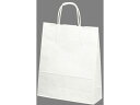 【店内全品ポイント2倍★16日9:59迄】 【お取り寄せ】タカ印 手提げバッグ 白無地 小 10枚 50-6100 紙手提袋 丸紐 ラッピング 包装用品