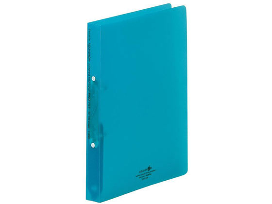 【レビュー投稿で100円OFFクーポン】【お取り寄せ】リヒトラブ AQUA DROPs リングファイル[ツイストリング] A4タテ 青緑 A4 丸型2穴リングファイル PP製 リング式ファイル