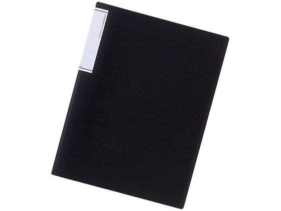 【レビュー投稿で100円OFFクーポン】【お取り寄せ】リヒトラブ クリヤーブック(スリムタイプ) A4タテ 10ポケット 黒 N7110-24 A4 固定式クリヤーファイル