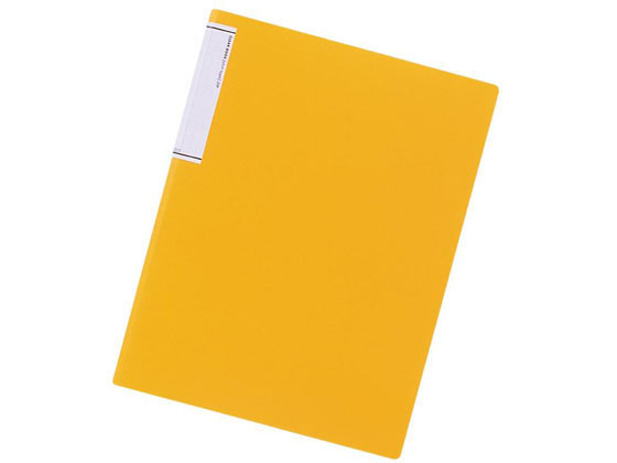 【レビュー投稿で100円OFFクーポン】【お取り寄せ】リヒトラブ クリヤーブック(スリムタイプ) A4タテ 20ポケット 橙 N7111-4 A4 固定式クリヤーファイル