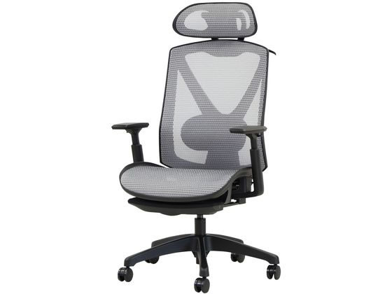 【レビュー投稿で100円OFFクーポン】【メーカー直送】Netforce ダイナミクスフィット ヘッドレス付 ハンガー有 ホワイト【代引不可】【お客様組立】肘付き 可動肘タイプ メッシュチェア オフィスチェア オフィス家具