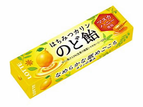 【お取り寄せ】ロッテ はちみつカリンのど飴 11粒入 キャンディ 飴 キャンディ タブレット お菓子