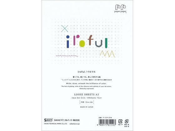 �ڳ�ŷ�����ѡ�SALE������ݥ����2�ܡ�2,000�ߥ����ݥ�ۡڤ����󤻡�SAKAETP iroful �롼�������� 75g 5mm�ɥå� A5 100�� ...