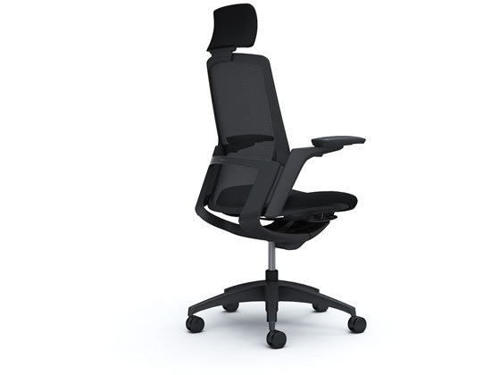 【レビュー投稿で100円OFFクーポン】【メーカー直送】オカムラ フィノラ エクストラハイバック 座クッション アジャスト肘 ブラックC78CMR【代引不可】【組立・設置・送料無料】肘付き 可動肘タイプ メッシュチェア オフィスチェア オフィス家具