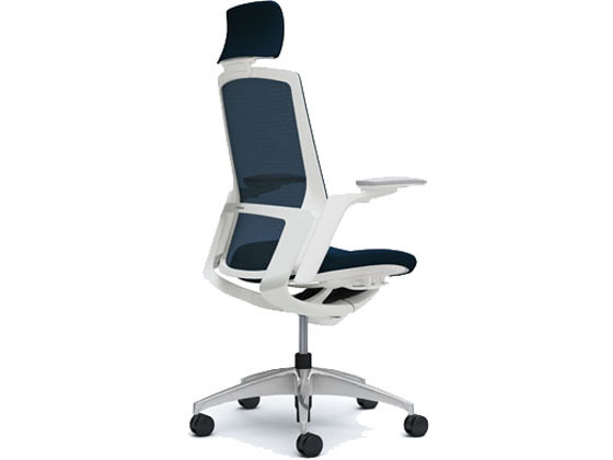 【レビュー投稿で100円OFFクーポン】【メーカー直送】オカムラ フィノラ エクストラハイバック 座クッション アジャスト肘 DブルーC78CCW【代引不可】【組立・設置・送料無料】肘付き 可動肘タイプ メッシュチェア オフィスチェア オフィス家具 [2]