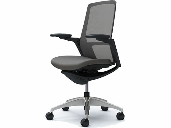 【マラソン限定★ポイント2倍】【メーカー直送】オカムラ フィノラ ハイバック 座クッション アジャスト肘 Mグレー C787BR【代引不可】【組立・設置・送料無料】肘付き 可動肘タイプ メッシュチェア オフィスチェア オフィス家具