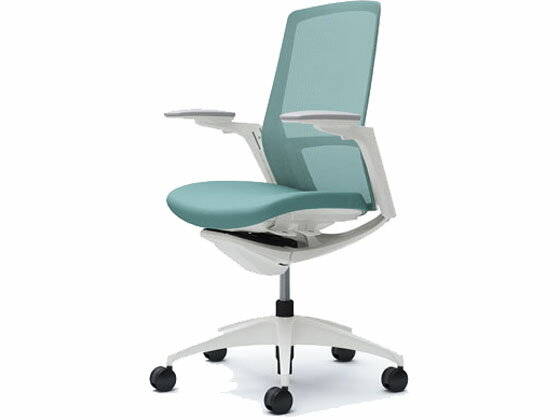 【マラソン限定★ポイント2倍】【メーカー直送】オカムラ フィノラ ハイバック 座クッション アジャスト肘 セージ C787WW【代引不可】【組立・設置・送料無料】肘付き 可動肘タイプ メッシュチェア オフィスチェア オフィス家具