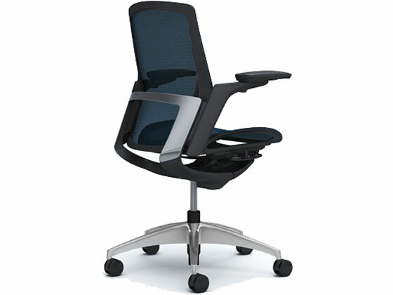 【マラソン限定2,000円クーポン&11日9:59迄ポイント2倍】【メーカー直送】オカムラ フィノラ ミドルバック 座メッシュ アジャスト肘 Dブルー C781BR【代引不可】【組立・設置・送料無料】肘付き 可動肘タイプ メッシュチェア オフィスチェア オフィス家具 [2]