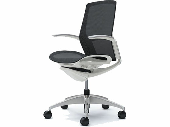 【レビュー投稿で100円OFFクーポン】【メーカー直送】オカムラ フィノラ ミドルバック 座メッシュ デザイン肘 ブラック C741BW【代引不可】【組立・設置・送料無料】肘付き 固定肘タイプ メッシュチェア オフィスチェア オフィス家具(3.0)