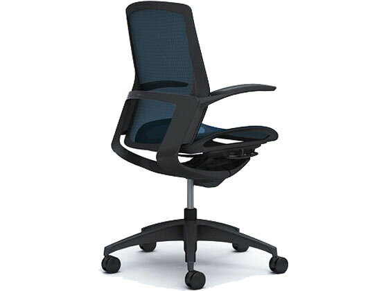 【レビュー投稿で100円OFFクーポン】【メーカー直送】オカムラ フィノラ ミドルバック 座メッシュ デザイン肘 Dブルー C741MR【代引不可】【組立・設置・送料無料】肘付き 固定肘タイプ メッシュチェア オフィスチェア オフィス家具