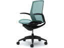 【スーパーDEAL ポイント10%バック】 【メーカー直送】オカムラ フィノラ ミドルバック 座メッシュ デザイン肘 セージ C741MR【代引不可】【組立・設...