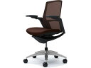 【スーパーDEAL ポイント10%バック】 【メーカー直送】オカムラ フィノラ ミドルバック 座クッション アジャスト肘 Dブラウン C783AR【代引不可】【...