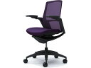 【スーパーDEAL ポイント10%バック】 【メーカー直送】オカムラ フィノラ ミドルバック 座クッション アジャスト肘 パープル C783MR【代引不可】【組...