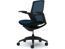 【スーパーDEAL ポイント10%バック】 【メーカー直送】オカムラ フィノラ ミドルバック 座クッション アジャスト肘 Dブルー C783MR【代引不可】【組...