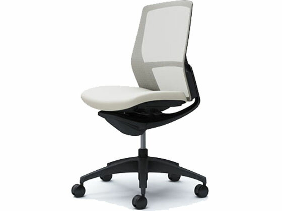 【楽天大感謝祭限定★26日9:59迄ポイント2倍】【メーカー直送】オカムラ フィノラ ミドルバック 座クッション 肘無し ホワイト C733MR【代引不可】【組立・設置・送料無料】肘なし メッシュチェア オフィスチェア オフィス家具