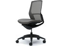 【スーパーDEAL ポイント10%バック】 【メーカー直送】オカムラ フィノラ ミドルバック 座クッション 肘無し Mグレー C733MR【代引不可】【組立・設...