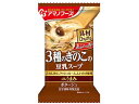 【店内全品ポイント2倍★16日9:59迄】 アマノフーズ Theうまみ 3種のきのこの豆乳スープ 9.3g