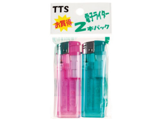 【ブラックフライデー限定★27日9:59迄店内ポイント2倍】TTS CR 電子ライター2P 日用雑貨