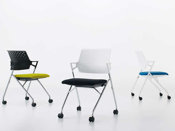 【スーパーSALE限定2,000円クーポン&11日9:59迄ポイント2倍】 【メーカー直送】コクヨ ピエガ 背樹脂 ブラックシェル メッキ脚 ソフトグレー(V)【代引不可】【組立・設置・送料無料】 ミーティングチェア オフィス家具 [2]