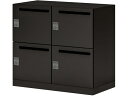 【マラソン限定★2000円クーポン&ポイント2倍】【メーカー直送】コクヨ イノン 4人 ダイヤル錠 メール穴有 Bタイプ電源無 黒【代引不可】【組立・設置・送料...