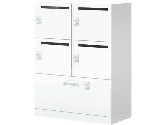 【レビュー投稿で100円OFFクーポン】【メーカー直送】コクヨ イノン パーソナルロッカー 4人ラテラル ダイヤル錠 穴有B電源無 白【代引不可】【組立・設置・送料無料】パーソナルロッカー キャビネット オフィス家具