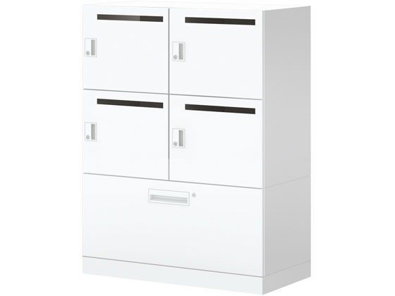 【レビュー投稿で100円OFFクーポン】【メーカー直送】コクヨ イノン パーソナルロッカー 4人ラテラル シリンダー錠 穴有B電源無 白【代引不可】【組立・設置・送料無料】パーソナルロッカー キャビネット オフィス家具