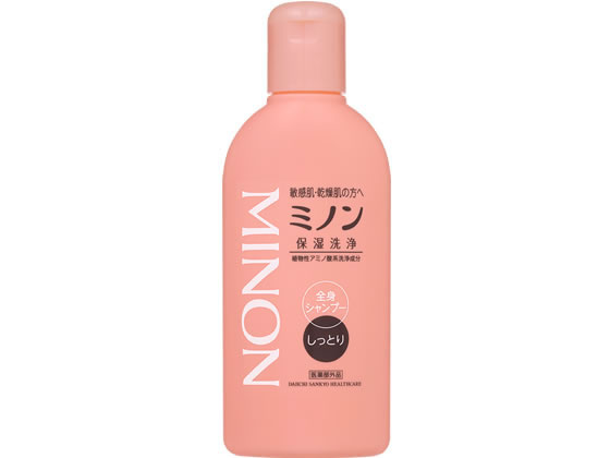 【ブラックフライデー限定★27日9:59迄店内ポイント2倍】【お取り寄せ】第一三共 ミノン 全身シャンプー しっとりタイプ 120mL ボディソープ バス ボデ...