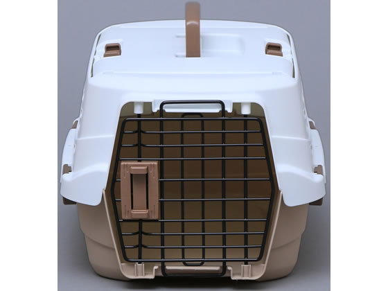 【お取り寄せ】アイリスオーヤマ/ペットキャリー ホワイト/ベージュ Sサイズ/UPC-490