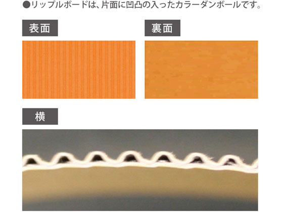 ココデカウの【お取り寄せ】ヒサゴ リップルボード B3+ イエロー 3枚入 RB05｜アングル2