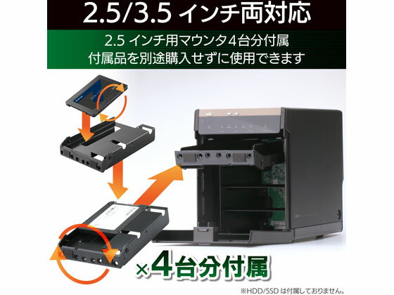 �ڥ�ӥ塼��Ƥ�100��OFF�����ݥ�ۡڤ����󤻡ۥ����ƥå� USB3.1 Gen2�б�4bayHDD������ LGB-4BNHUC �ѡ��� PC���յ��� �ѥ����� ����