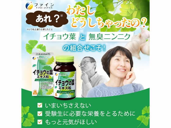 【レビュー投稿で100円OFFクーポン】【お取り寄せ】ファイン イチョウの葉エキス粒...