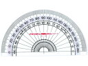 【店内全品ポイント2倍★16日9:59迄】 【お取り寄せ】西敬 パルカラー定規 10cm分度器 PP-10 分度器 コンパス 分度器 教材 学童用品