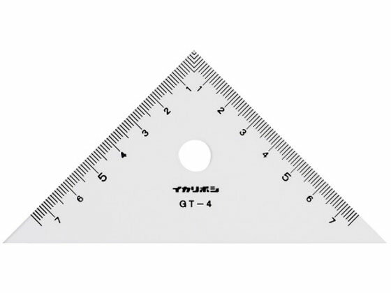 【お取り寄せ】西敬 12cmがくどう三角定規(目盛10cm) GT-4 三角定規 スケール 教材 学童 文具