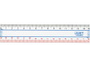 【店内全品ポイント2倍★16日9:59迄】 【お取り寄せ】西敬 15cmジャスト直定規 JS-15 定規 スケール 教材 学童用品