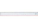 【店内全品ポイント2倍★16日9:59迄】 【お取り寄せ】西敬 30cmジャスト直定規 JS-30 定規 スケール 教材 学童用品