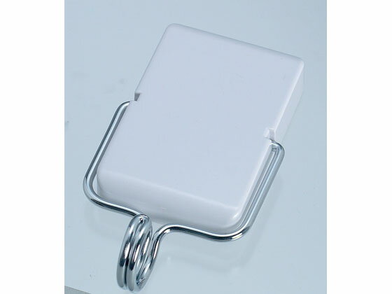 【ブラックフライデー限定★27日9:59迄店内ポイント2倍】【お取り寄せ】西敬 マグネット&両面テープ 白 10個 MF-2W マグネットフック マグネット 掲示物留め 吊下げ POP 掲示