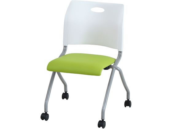 【レビュー投稿で100円OFFクーポン】【メーカー直送】Netforce Rapネスティングチェア 完成品 グリーン Rap-NC-FW-WHGN【代引不可】ネスティング 平行スタッキングチェア スタッキングチェア ミーティングチェア オフィス家具