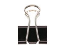 【レビュー投稿で100円OFFクーポン】ダブルクリップ 中 10個 Forestway 黒い定番クリップ 紙をまとめる まとめ買い 箱買い 買いだめ 買い置き 業務用 ダブルクリップ 留める 文具 事務