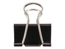 Forestway ダブルクリップ 大 10個 黒い定番クリップ 大きいサイズ 紙をまとめる まとめ買い 箱買い 買いだめ 買い置き 業務用 ダブルクリップ ク...