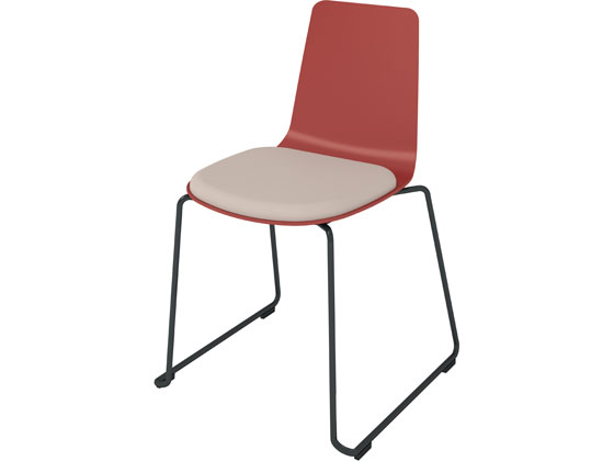 【楽天大感謝祭限定★26日9:59迄ポイント2倍】【メーカー直送】コクヨ ミケット サークル脚BK脚 座パッド付 座PVCホワイト【代引不可】【組立・設置・送料無料】ループ脚 スタッキングチェア ミーティングチェア オフィス家具