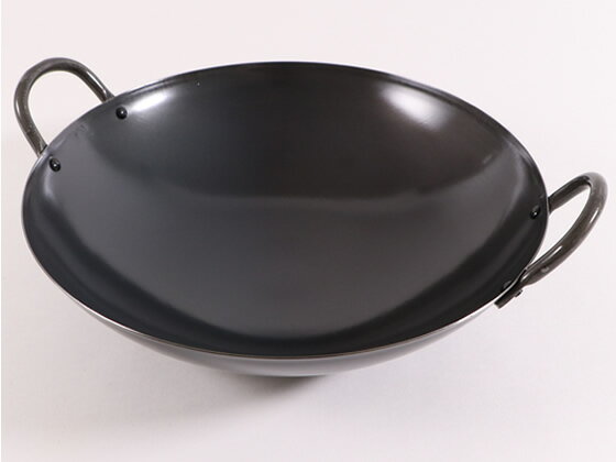 【レビュー投稿で100円OFFクーポン】【お取り寄せ】カンダ 神田鉄鍋 鉄プレス 両手 中華鍋 36cm 北京鍋 中華鍋 鍋 フライパン 厨房 キッチン